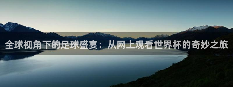 今天所有足球赛程表：全球视角下的足球盛宴：从网上观看世界杯的奇妙之旅
